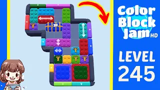 Color Block Jam Level 245 Solution Walkthrough