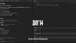 Day 14 4 Sum LeetCode Java DevelopWithPanda