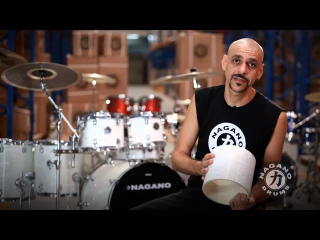 Bateria Nagano Concert Full Laqcuer Series Black Mist 10/12/14/16