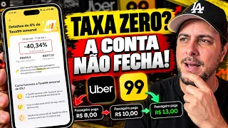 A VERDADE SOBRE A TAXA ZERO DA UBER E 99: DE ONDE SAI O DINHEIRO?