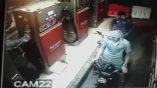 سرقة في محطة البنزين في العاصمة الاقتصادية الدارالبيضاء 