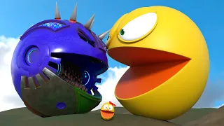 Everything Ms Pacman Touches Becomes Bigger !