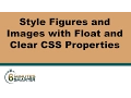 Style Figures and Images with Float and Clear CSS Properties