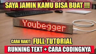 Kenapa Gak Dari Dulu ya ! Cara Buat Running Text Mini 5V Sangat Mudah Banget