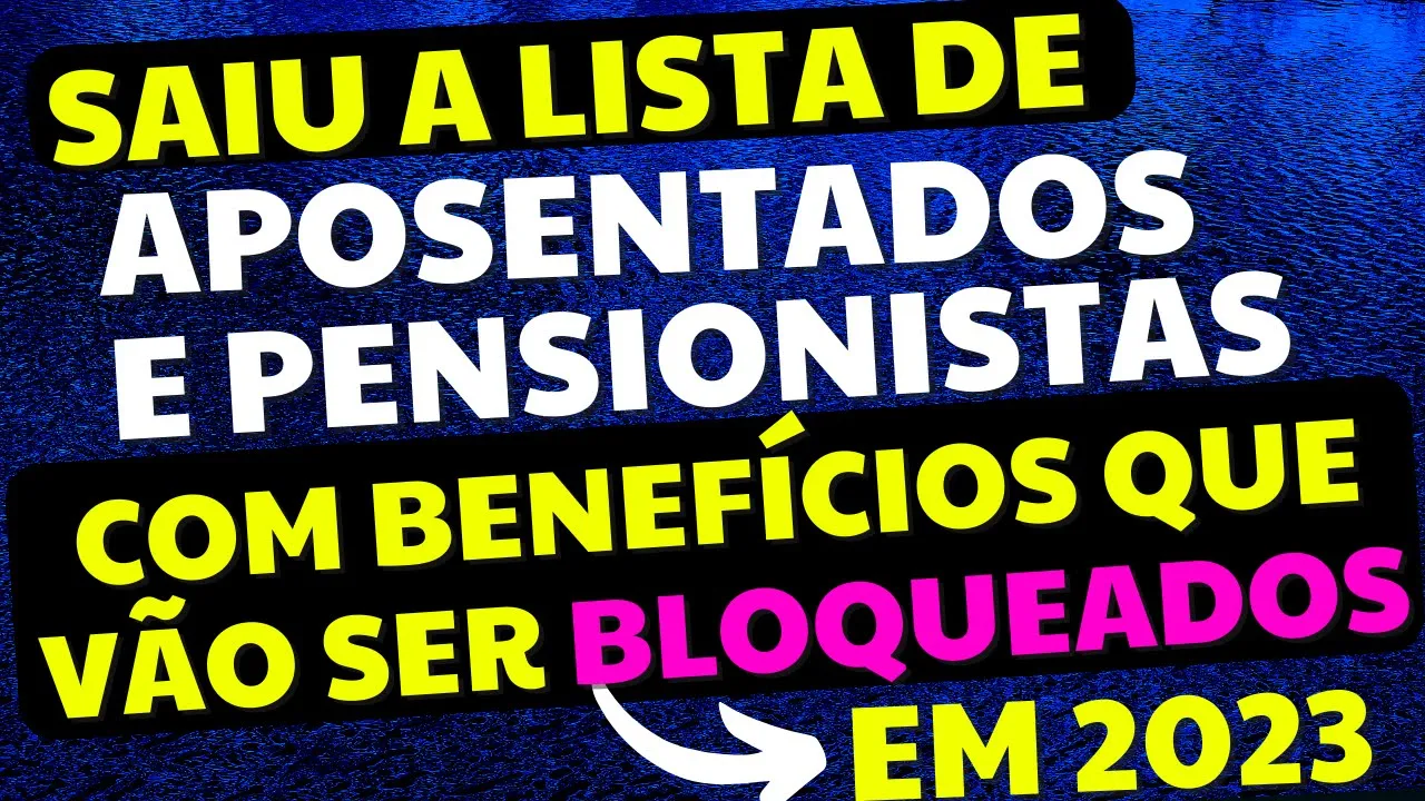 BOMBA PARA APOSENTADOS E PENSIONISTAS: TCU DIVULGA LISTADE BENEFÍCIOS IRREGULARES DO INSS 2023