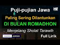 Download Lagu Pujian Jawa DI BULAN RAMADHAN || Cocok Dilantunkan Setelah Adzan Sholat 'Isya Menjelang Tarawih