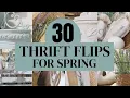 30 SPRING THRIFT FLIPS DIY Inspiration and Ideas spring decor