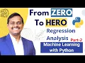 ML with Python Zero to Hero 4 Part 2 Regression Analysis Venkat Reddy AI Classes