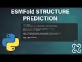 ESMFold Python Tutorial From sequence to PDB structure pLDDT Confidence Multimer Structures