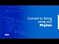 Python - Convert to String using str