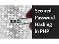 Secured Password Hashing in PHP Best Practises