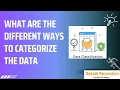 Types of Data Different ways to categorize the data 11 Essential Data Categorization Methods