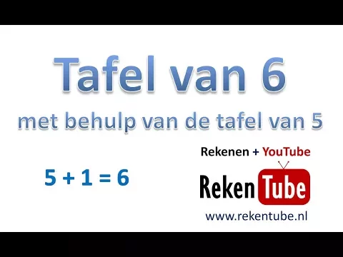 Download MP3 De tafel van 6 met behulp van de tafels van 5 en 1