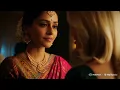 Indian Woman and Blonde Woman Kiss In A Special Way Lesbians Kissing