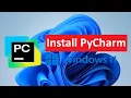 How to install PyCharm IDE on Windows 11 2026 Update
