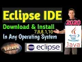 Eclipse Installation for java developers How to install Eclipse for java J2EE Telugu 2020
