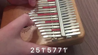 Undertale - His Theme Kalimba