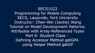 Tutorial Attributes with Array Types 08