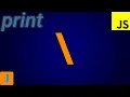How To Print Backslash In JavaScript