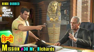 GTA 5 Enhanced Official - Mission #30 - Mr. Richards | (HINDI DUBBED)