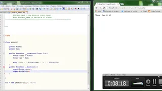 77 8 How to create construct and destruct in PHP object oriented programming