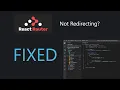 React Router Redirect FIX