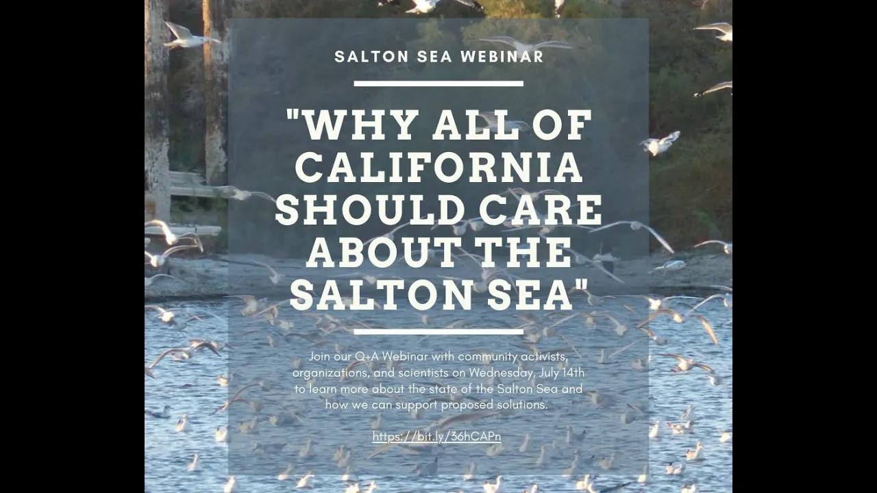 Why All of California Should Care about the Salton Sea