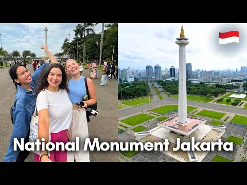 Download MP3 Exploring National Monument Jakarta, Souvenir shopping \u0026 Local food 🇮🇩