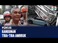Bangunan Tiba-Tiba Ambruk, Material Bangunan Menimpa 4 Mobil dan 1 Motor | Fokus