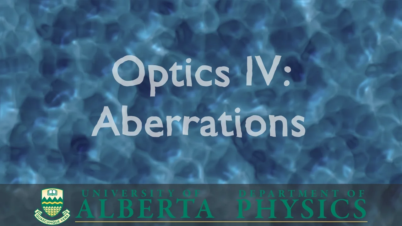 Optics Part 4: Spherical and Chromatic Aberrations Explained