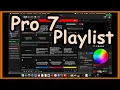 How to make a playlist on propresenter 7
