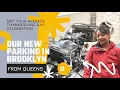 Our new parking in Brooklyn - Not your average Thanksgiving Day celebration