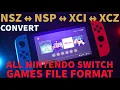 Convert NSZ to NSP NSP to NSZ NSP to XCI XCI to NSP XCZ to XCI XCI to XCZ in Windows - bit