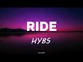 RIDE  - HYBS (LYRICS)