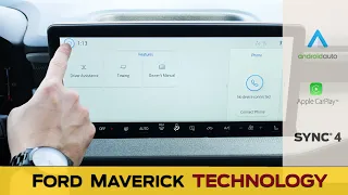 Sync 4 in the Ford Maverick XL and XLT CarPlay Android Auto and more