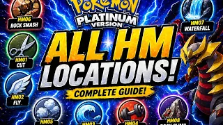 Pokemon Platinum - All HM Locations Guide Cut Fly Surf Strength More