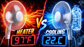 I Tested the Viral $0 DIY Fan AC Hack… Here’s the REAL Temperature Result! 🌡️