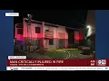 Man hospitalized after being pulled from burning apartment near 19th Avenue and Thunderbird Road