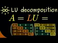 LU Decomposition - An Example Calculation dark version