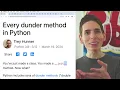 Python Double Underscore Dunder Methods and Operator Overloading