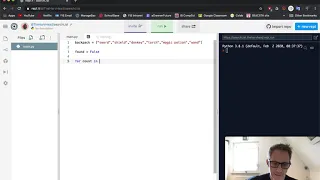 Learning Python using repl it Pt 15 - searching lists
