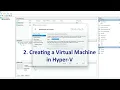 2 Creating a Virtual Machine in Hyper-V