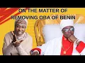 Download Lagu Over de kwestie van het verwijderen van Oba van Benin