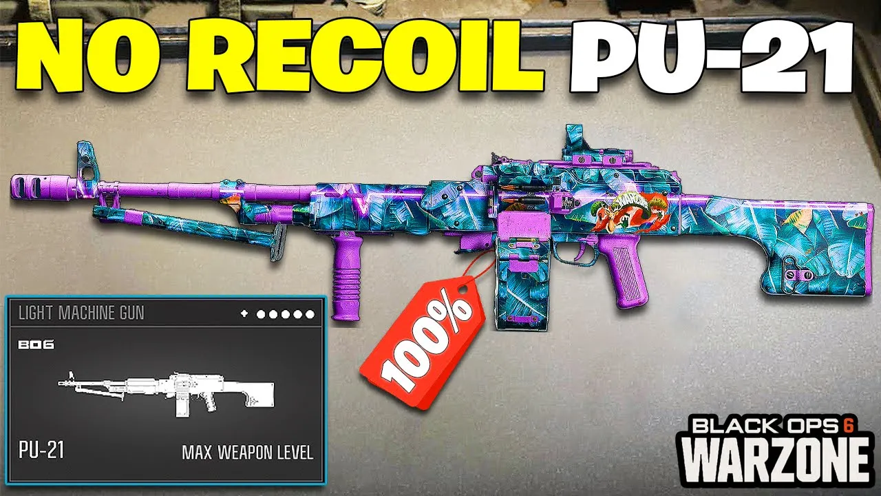 This PU-21 LMG Setup MELTS with INSANE TTK in SEASON 5! (Best PU-21 Class Loadout for Warzone 3)