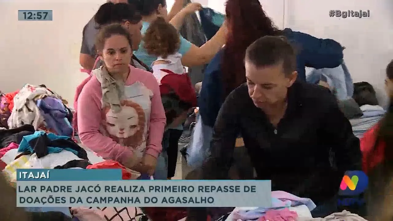 Lar Padre Jacó realiza primeiro repasse de doações da Campanha do Agasalho da NDTV