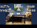 AirLIFT Pro Seville Classics in Blue - adjustable sit stand desk