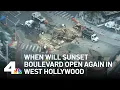 LADWP aims to reopen Sunset Boulevard by end of weekend