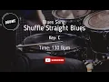 Lagu Shuffle Straight Blues Backing Track Jam in C (no DRUMS) 130 bpm