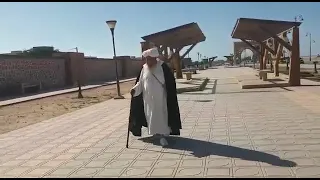 الحاج الطيب فقيه مدرسة الرحمان العتيقة في مدينة الداخلة يناير 2022 