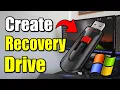 How to Create a Recovery Drive on USB for Windows 10 or 11 Best Method